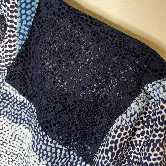 IZ Byer Striped Blouse NWT - Picture 2 of 7